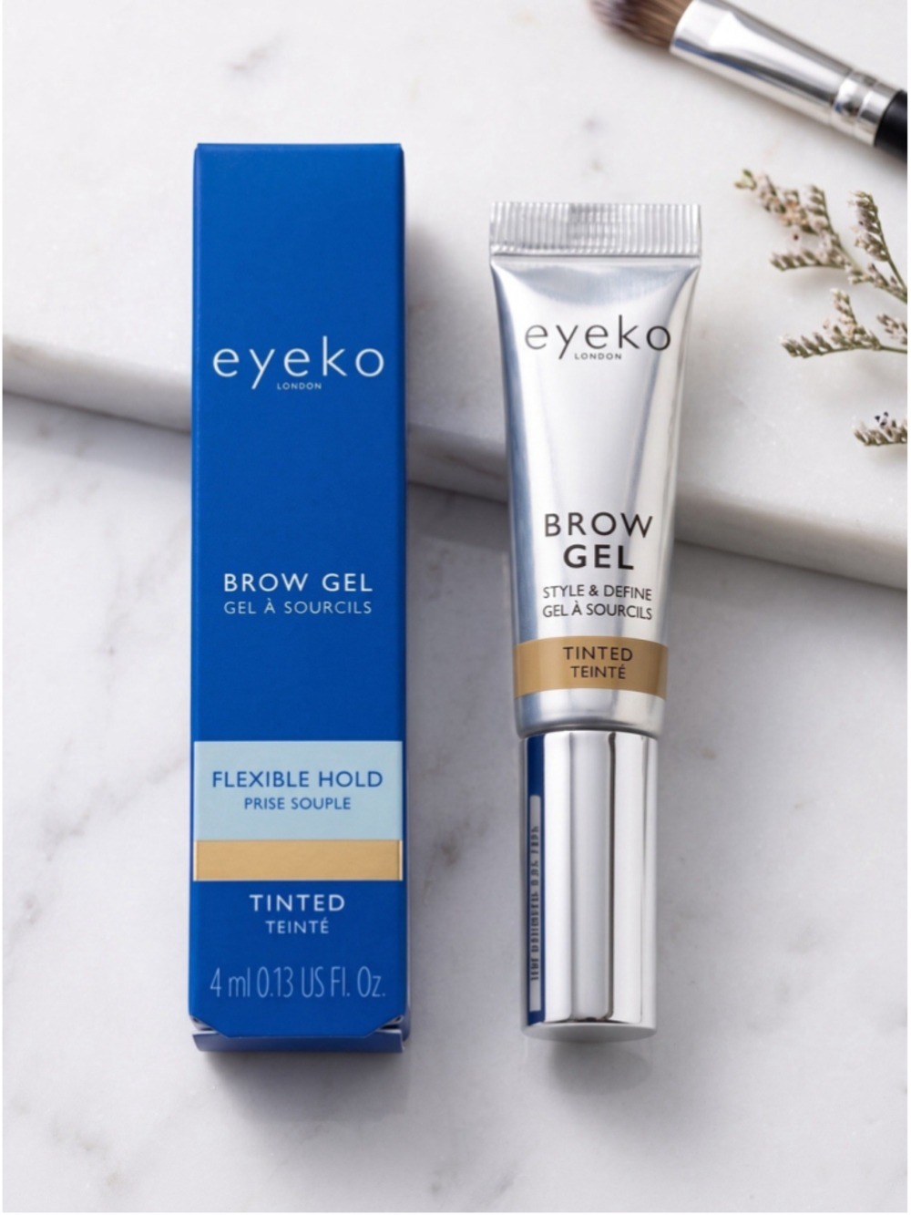 Eyeko London Brow Gel Tinted Flexible Hold Travel Size 4ml, New In Box!